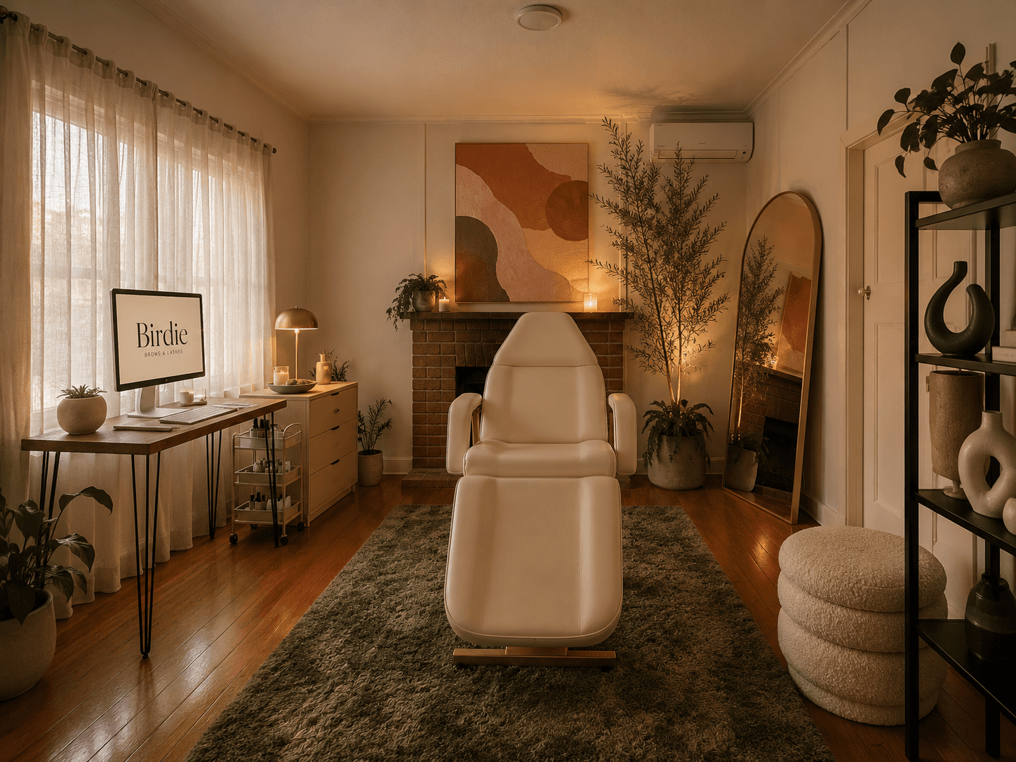 The Birdie Brows & Lashes studio in Preston, Melbourne